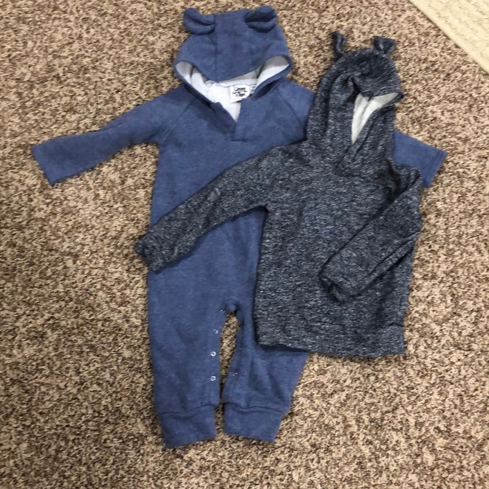 Young and free 18-24 months romper and sweater